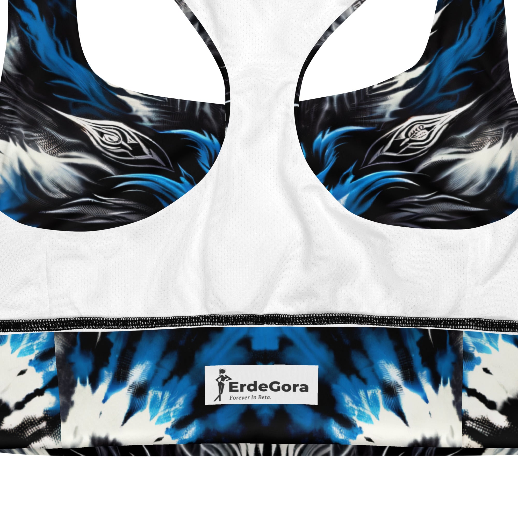 Longline Sports Bra - Spectral Surge