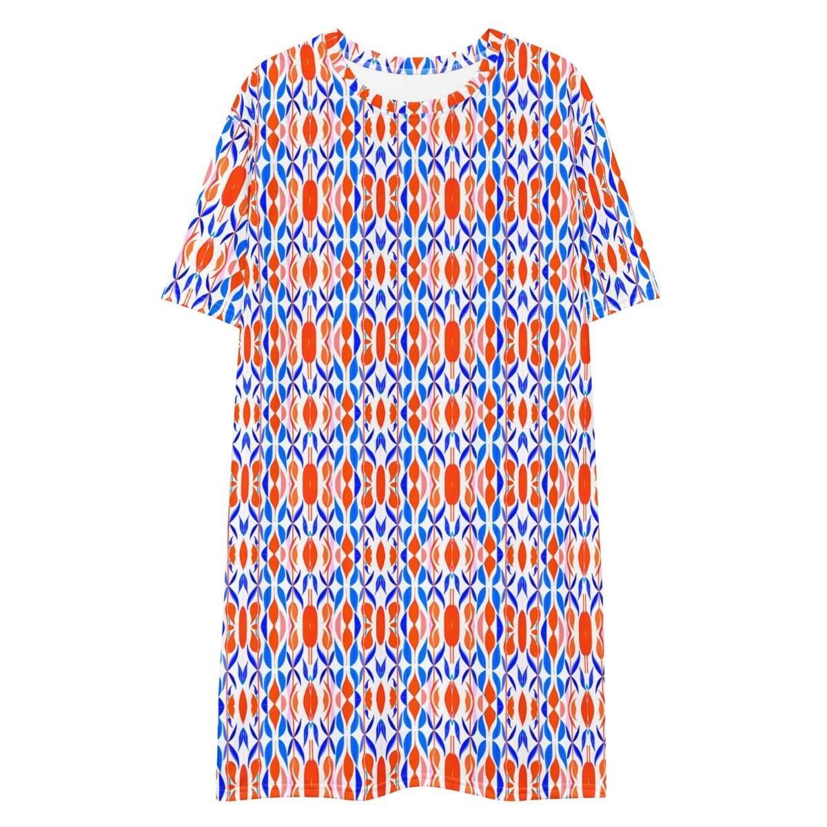 Casual T - Shirt Dress Tulip Cascade - ErdeGora