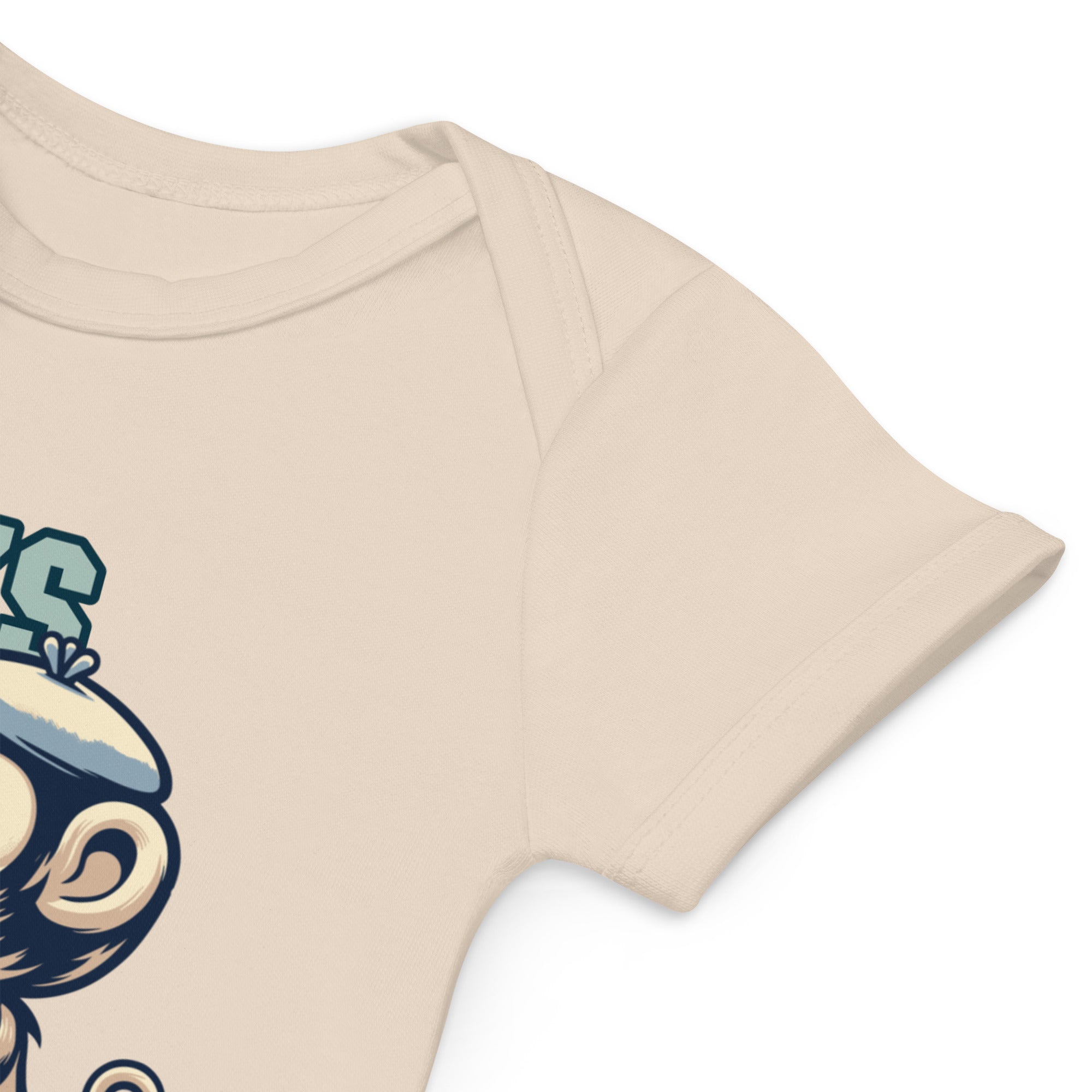 Organic Cotton Baby Bodysuit Papa's Future Artist - ErdeGora