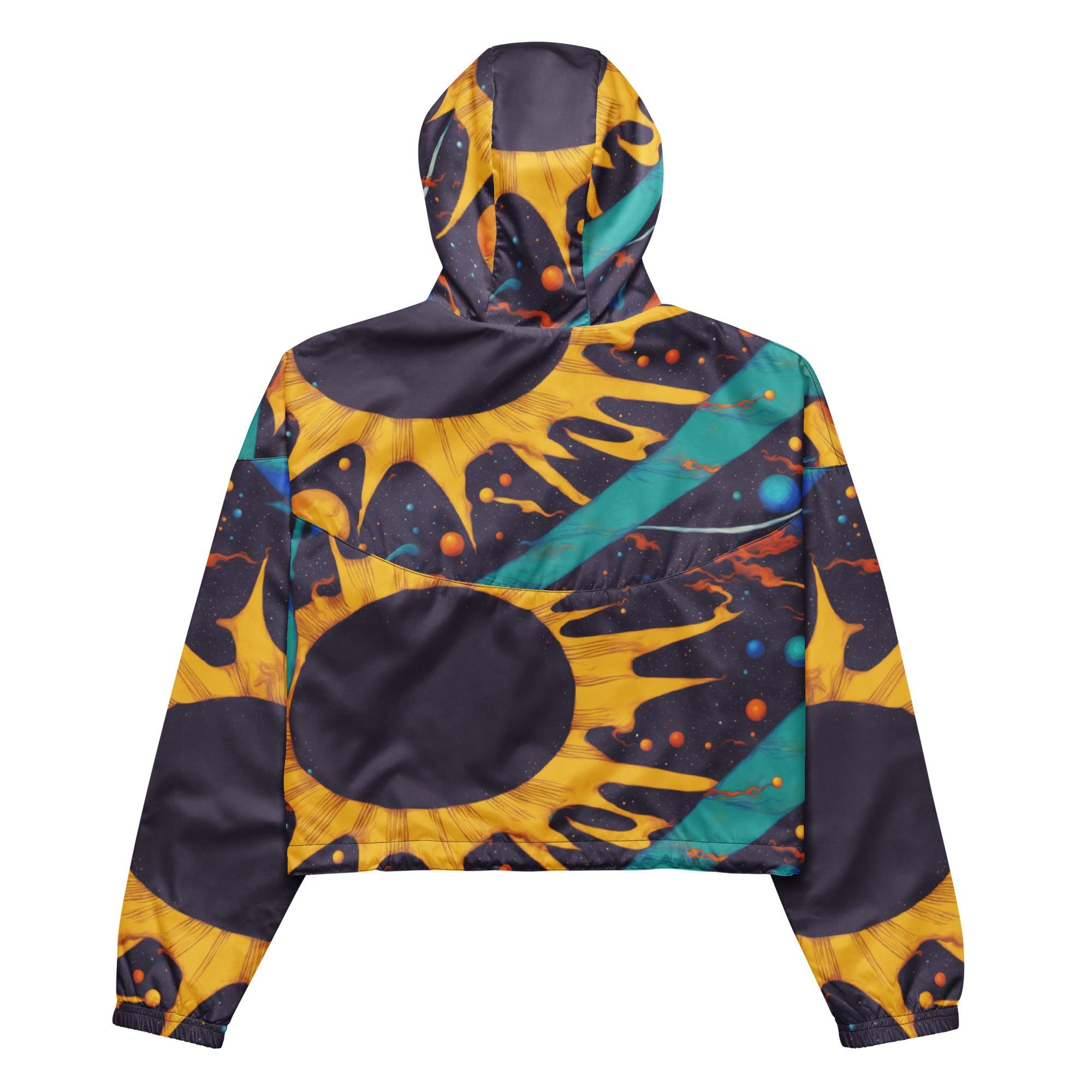 Women’s Cropped Windbreaker Nebula - ErdeGora