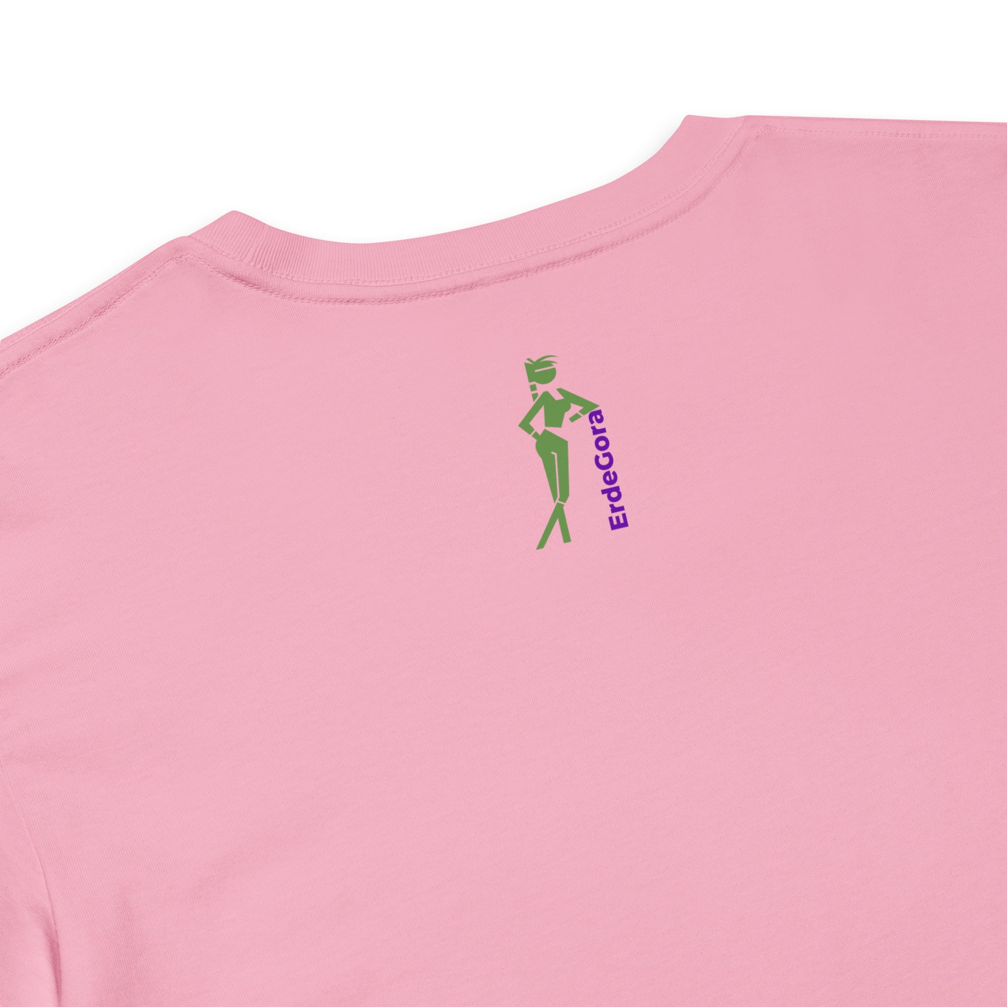 Erdegora logo back neck detail close up