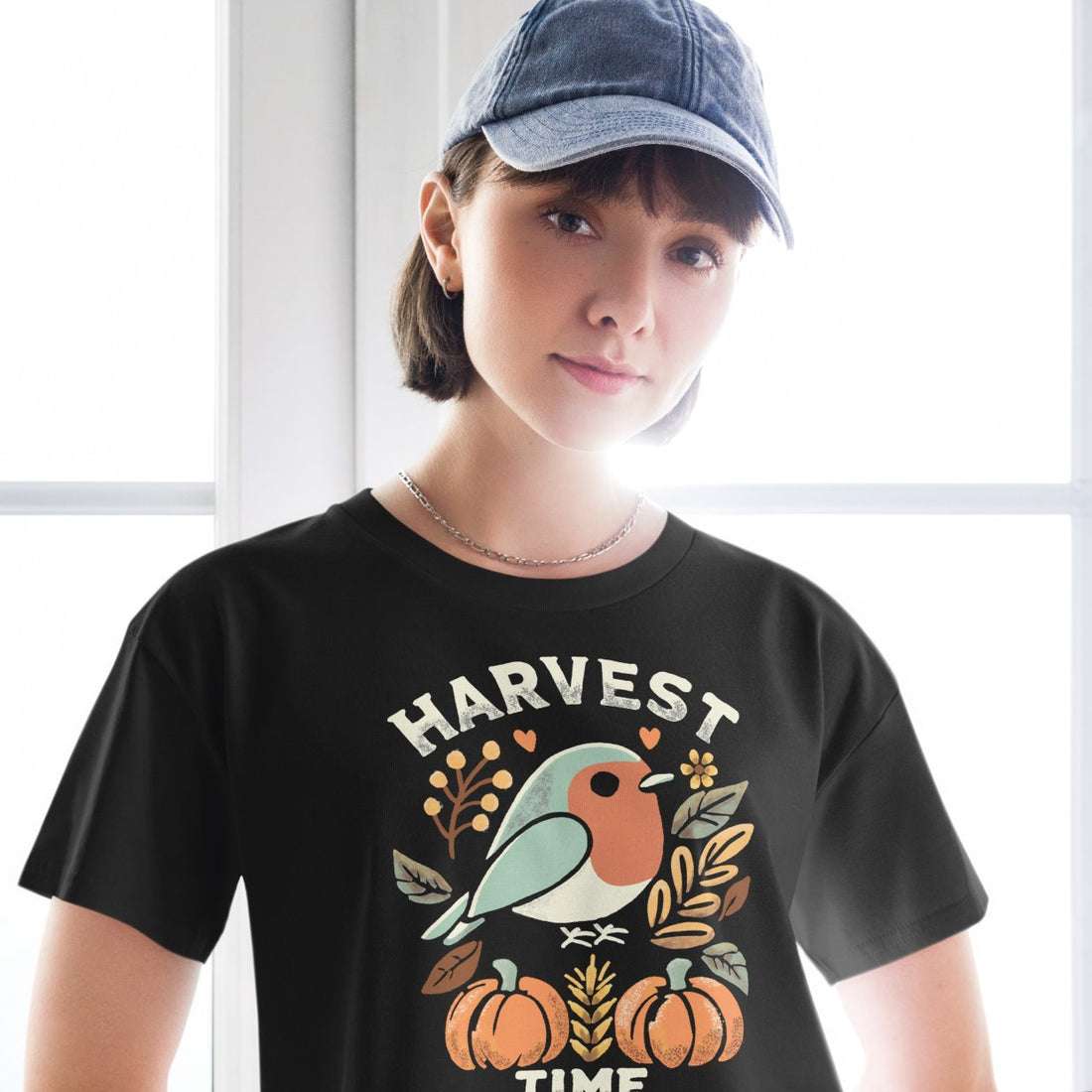 womens-crop-top-black-front-robin-bird-challenge