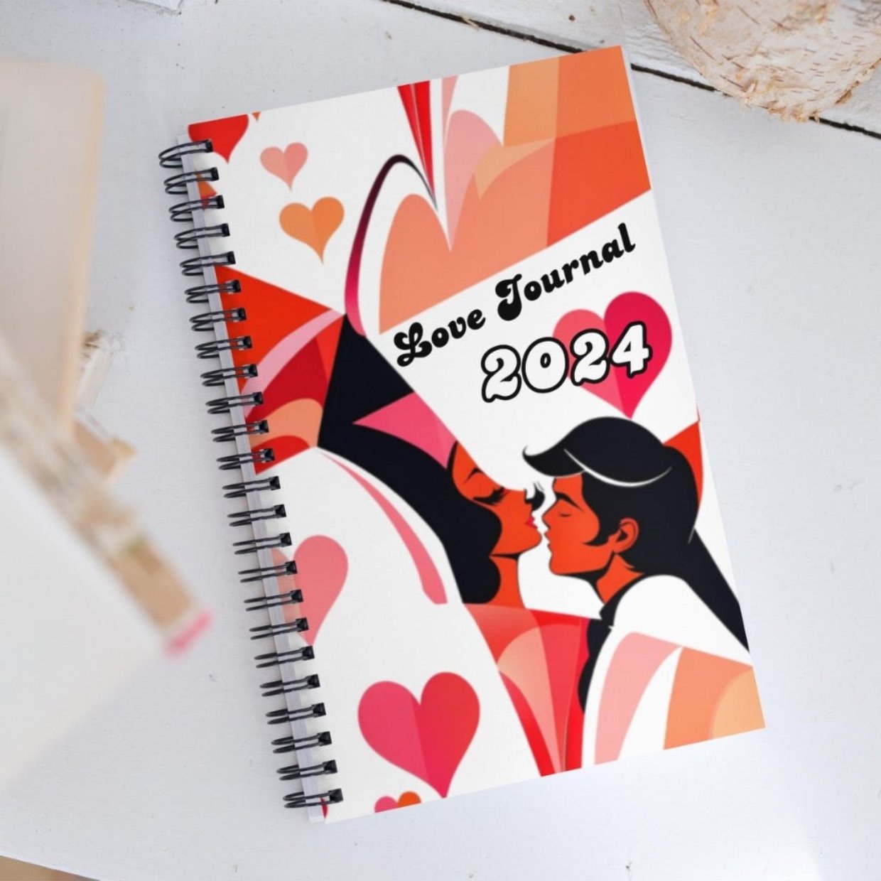 2024 Love Journal Kiss Me Like in Movies - ErdeGora