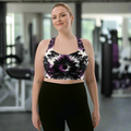 Longline Sports Bra - Nightshade Pulse