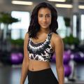 Longline Sports Bra - Midnight Mauve