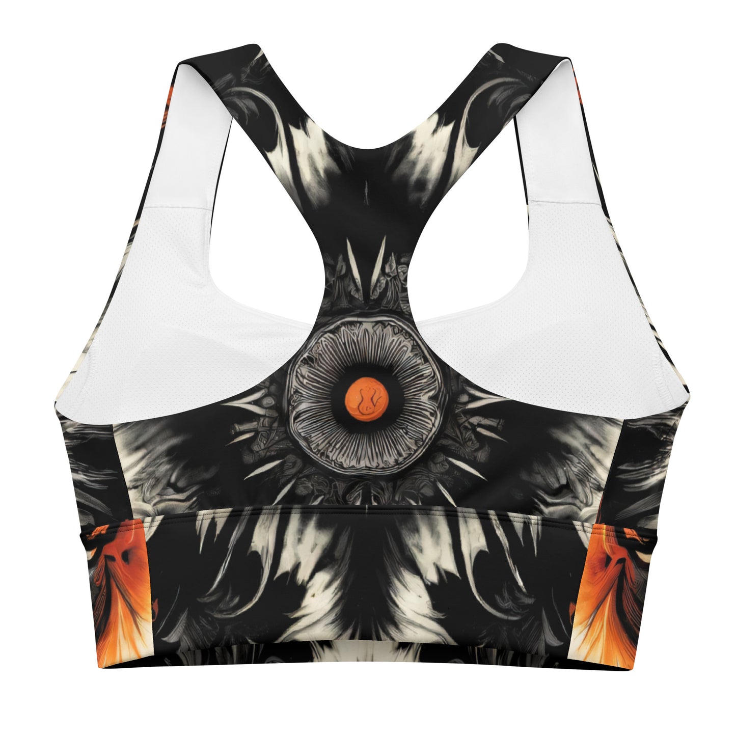 Longline Sports Bra Pumpkin Patch - ErdeGora