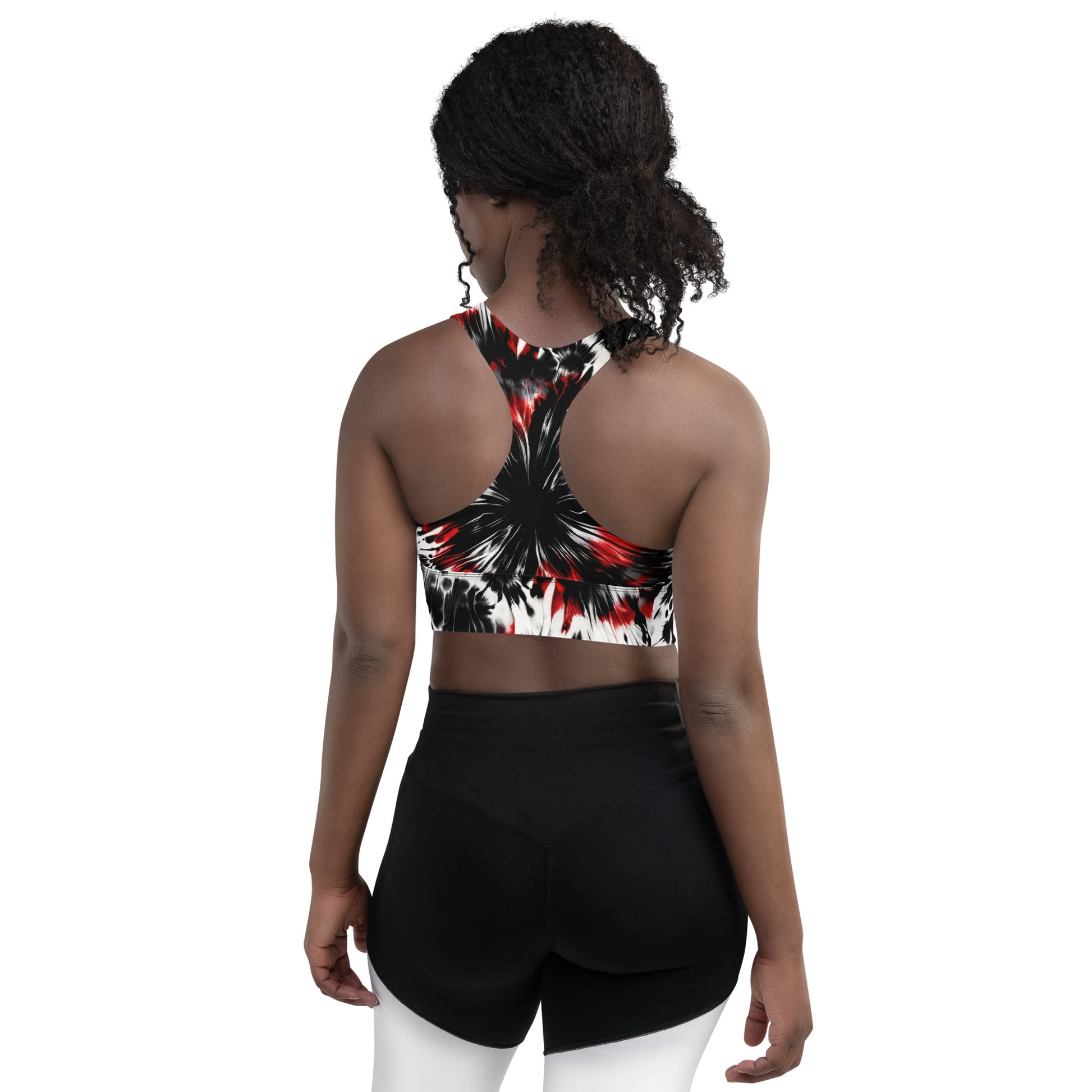 Longline Sports Bra Vampire's Veil - ErdeGora