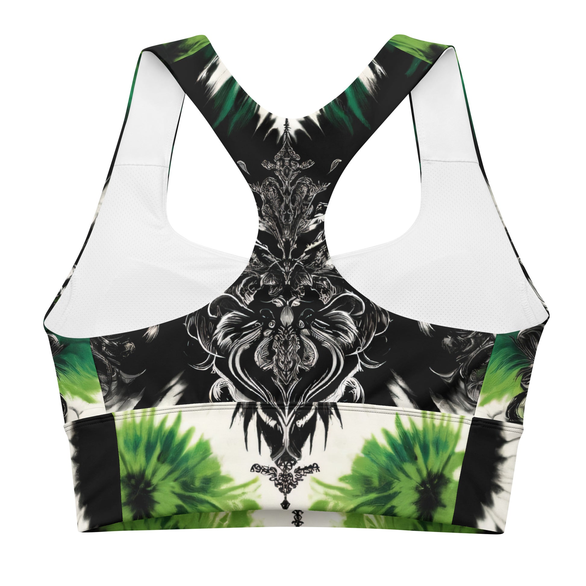 Longline Sports Bra Enchanted Emerald - ErdeGora