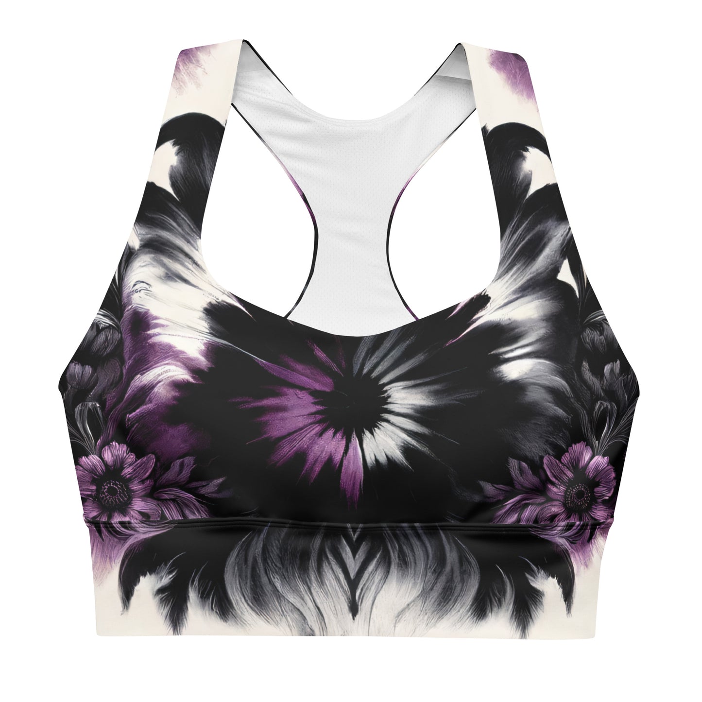 Longline Sports Bra Nightshade Pulse - ErdeGora