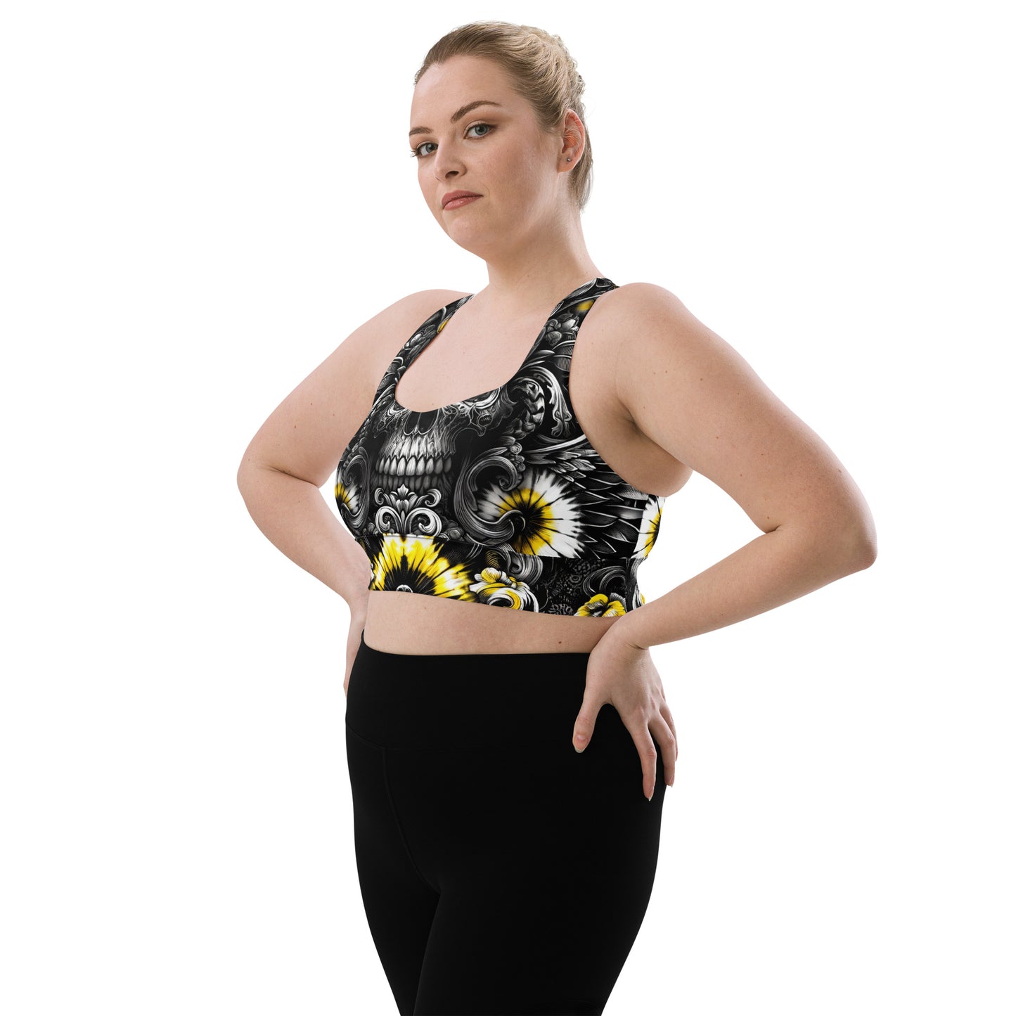 Longline Sports Bra Eclipse Spark - ErdeGora