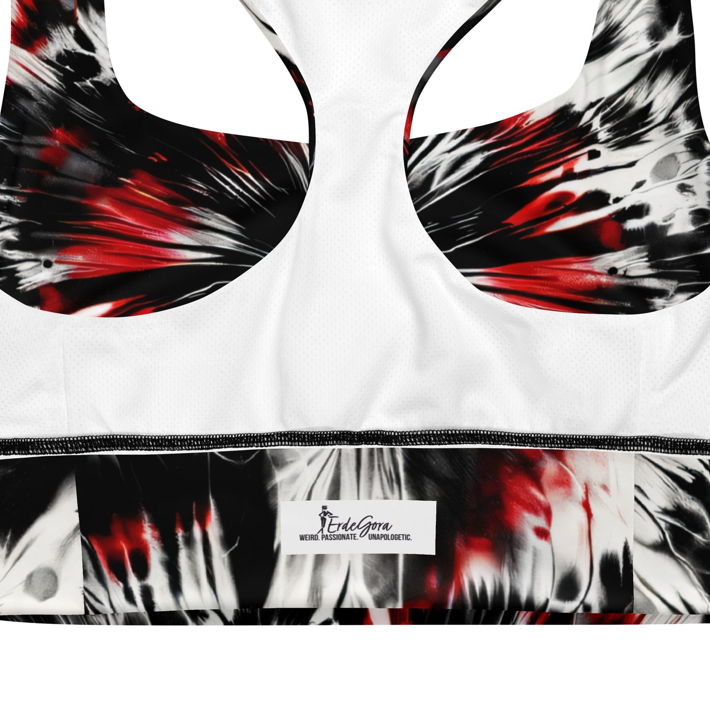 Longline Sports Bra Vampire's Veil - ErdeGora