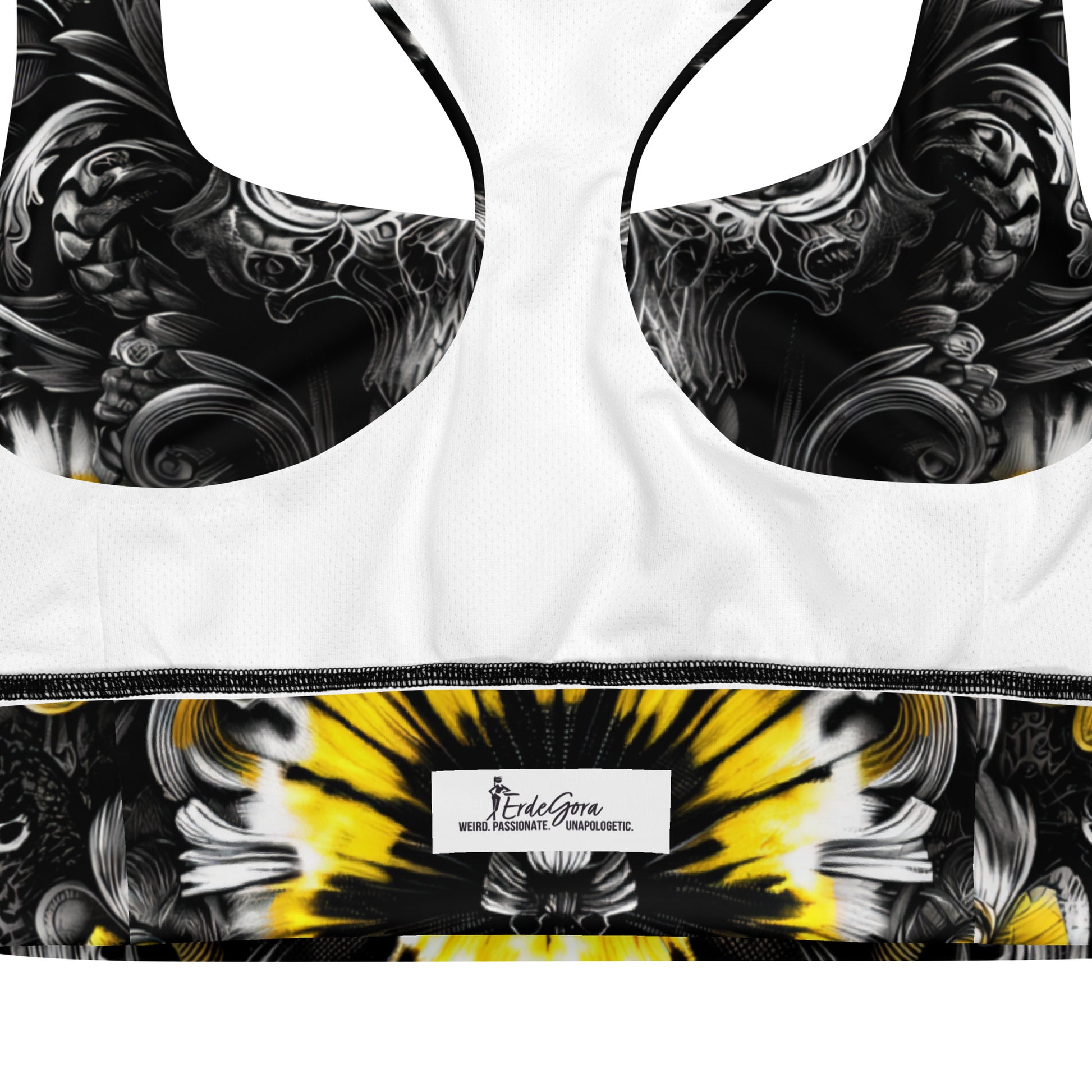 Longline Sports Bra Eclipse Spark - ErdeGora