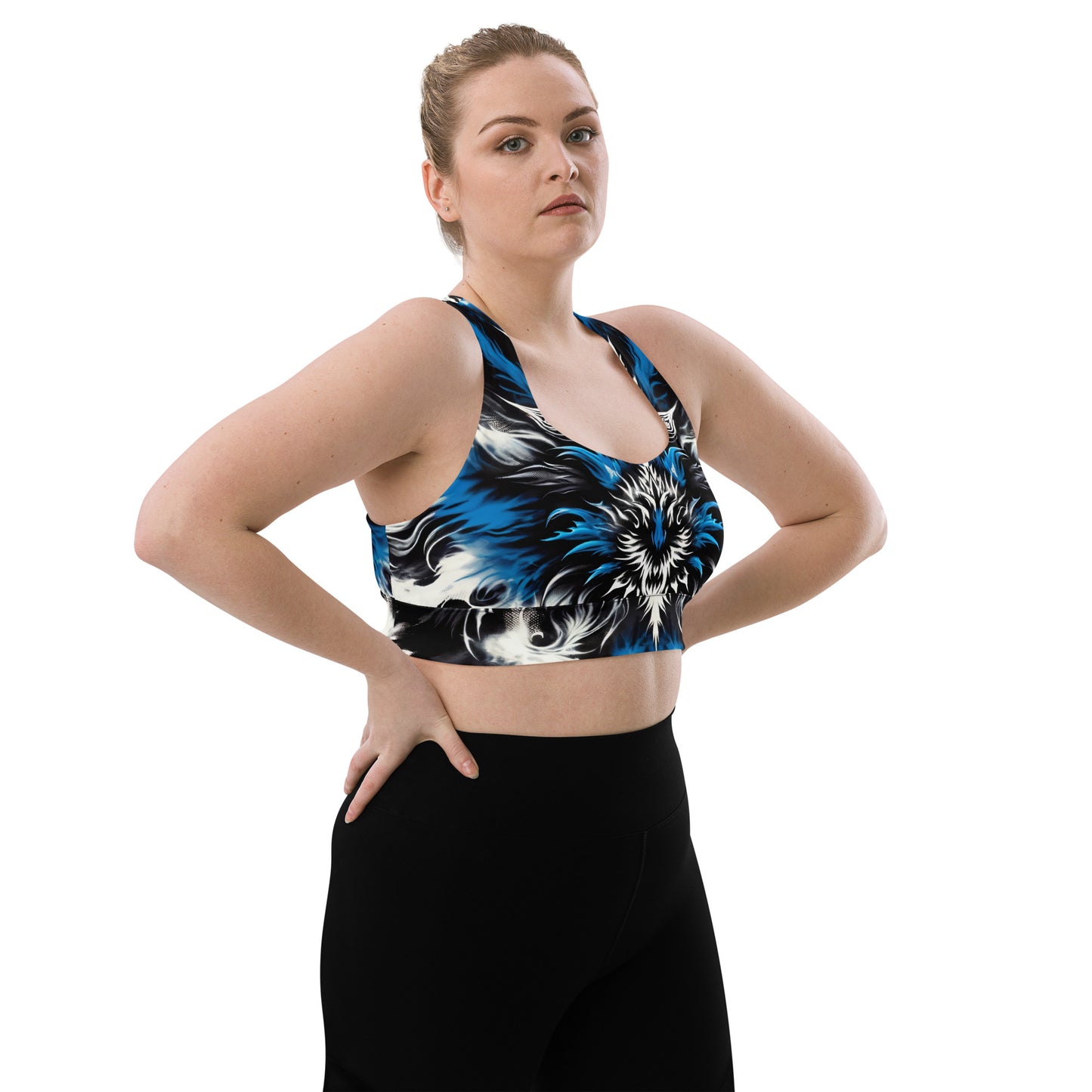 Longline Sports Bra Spectral Surge - ErdeGora