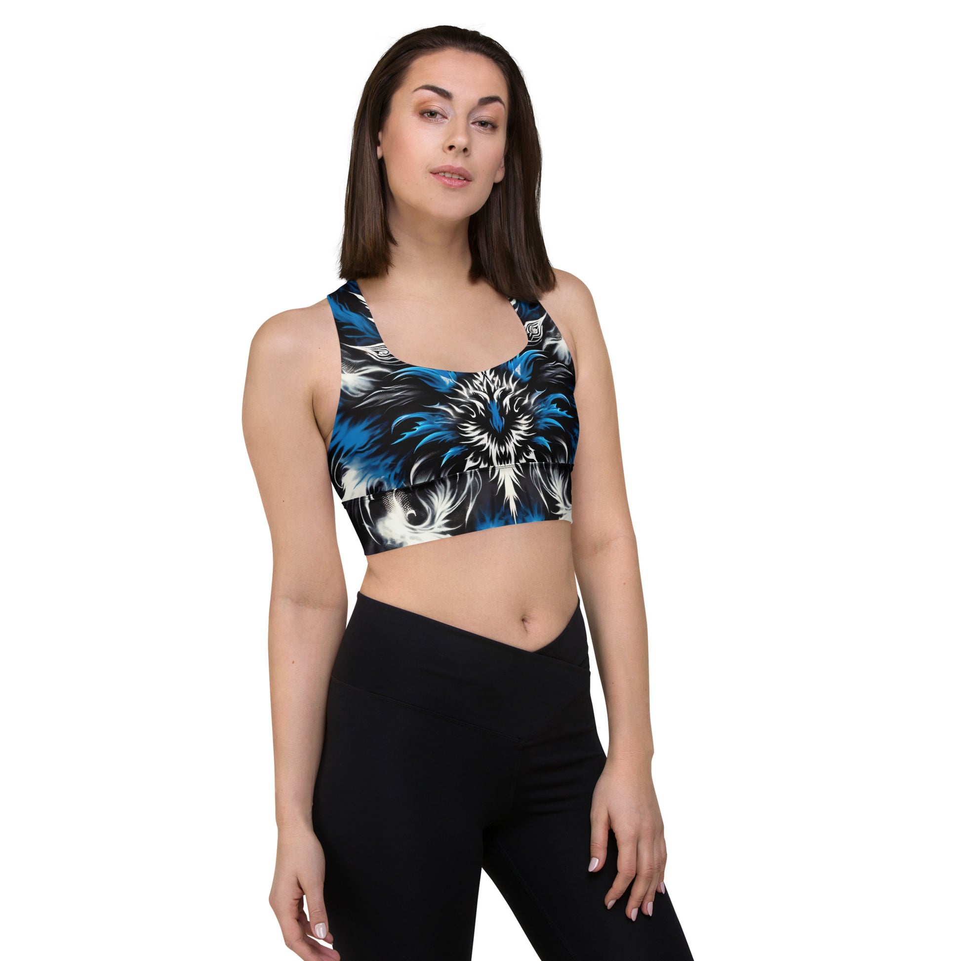 Longline Sports Bra Spectral Surge - ErdeGora