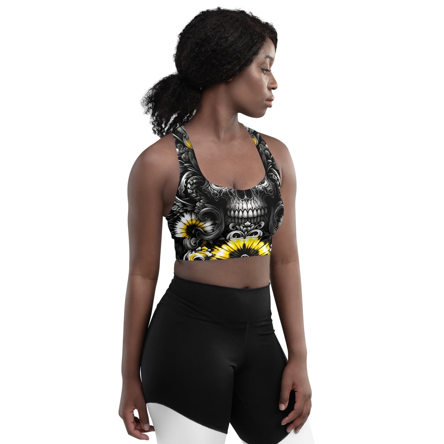 Longline Sports Bra Eclipse Spark - ErdeGora