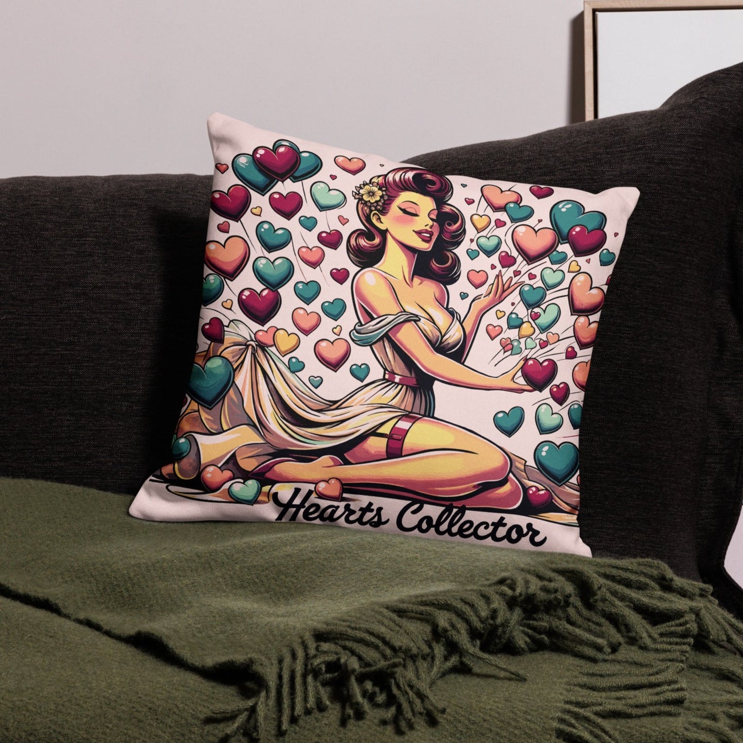 Premium Pillow Hearts Collector - ErdeGora