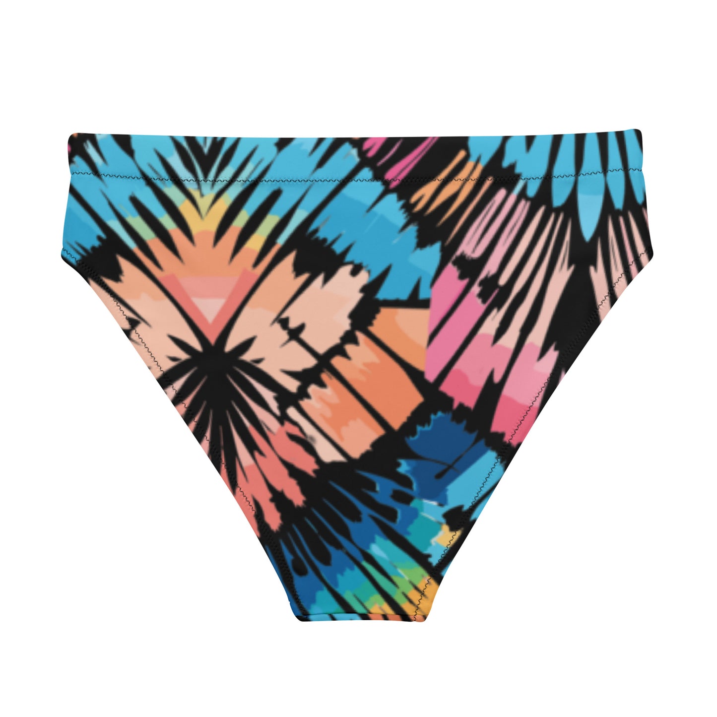 Recycled High-Waisted Bikini Bottom Peachy Saltwater - ErdeGora