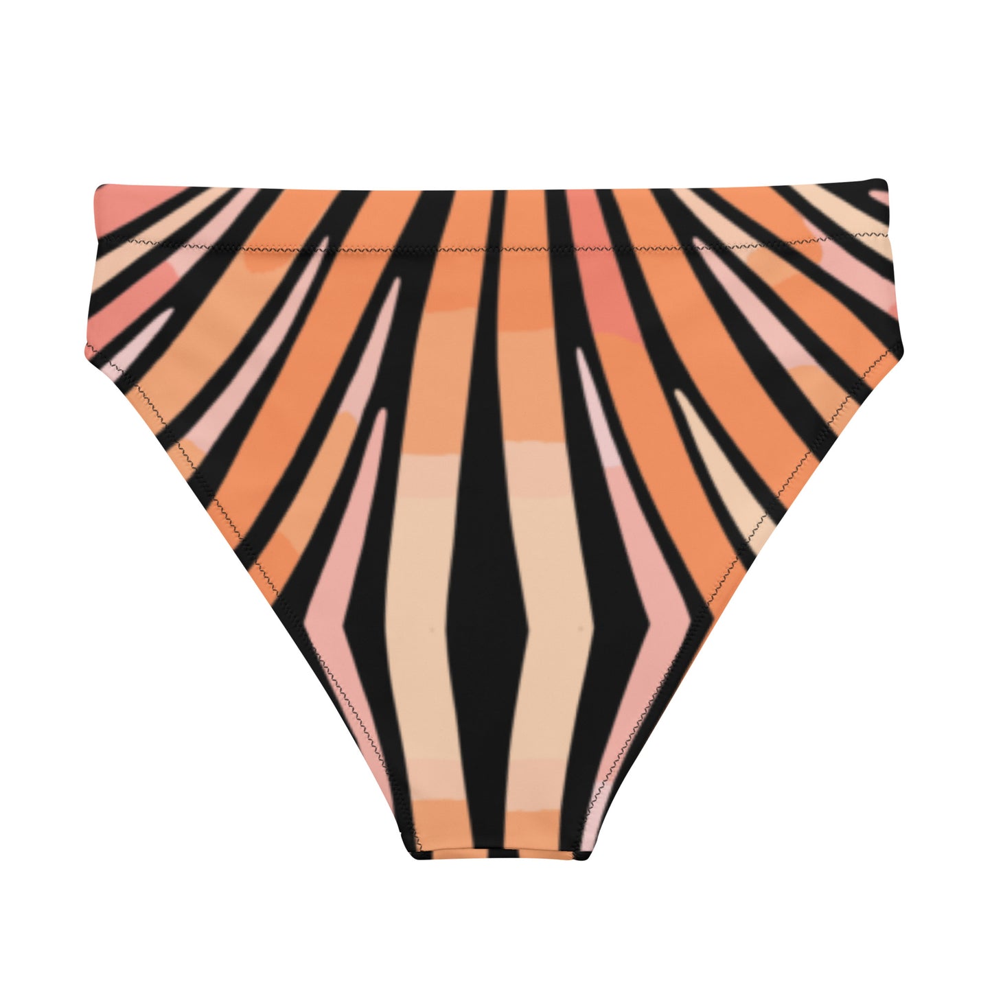 Recycled High-Waisted Bikini Bottom Tiger Shark - ErdeGora