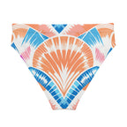 Recycled High-Waisted Bikini Bottom Peachy Shells - ErdeGora