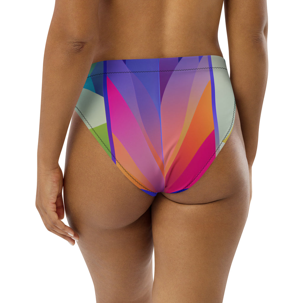 Recycled High-Waisted Bikini Bottom Perry - ErdeGora