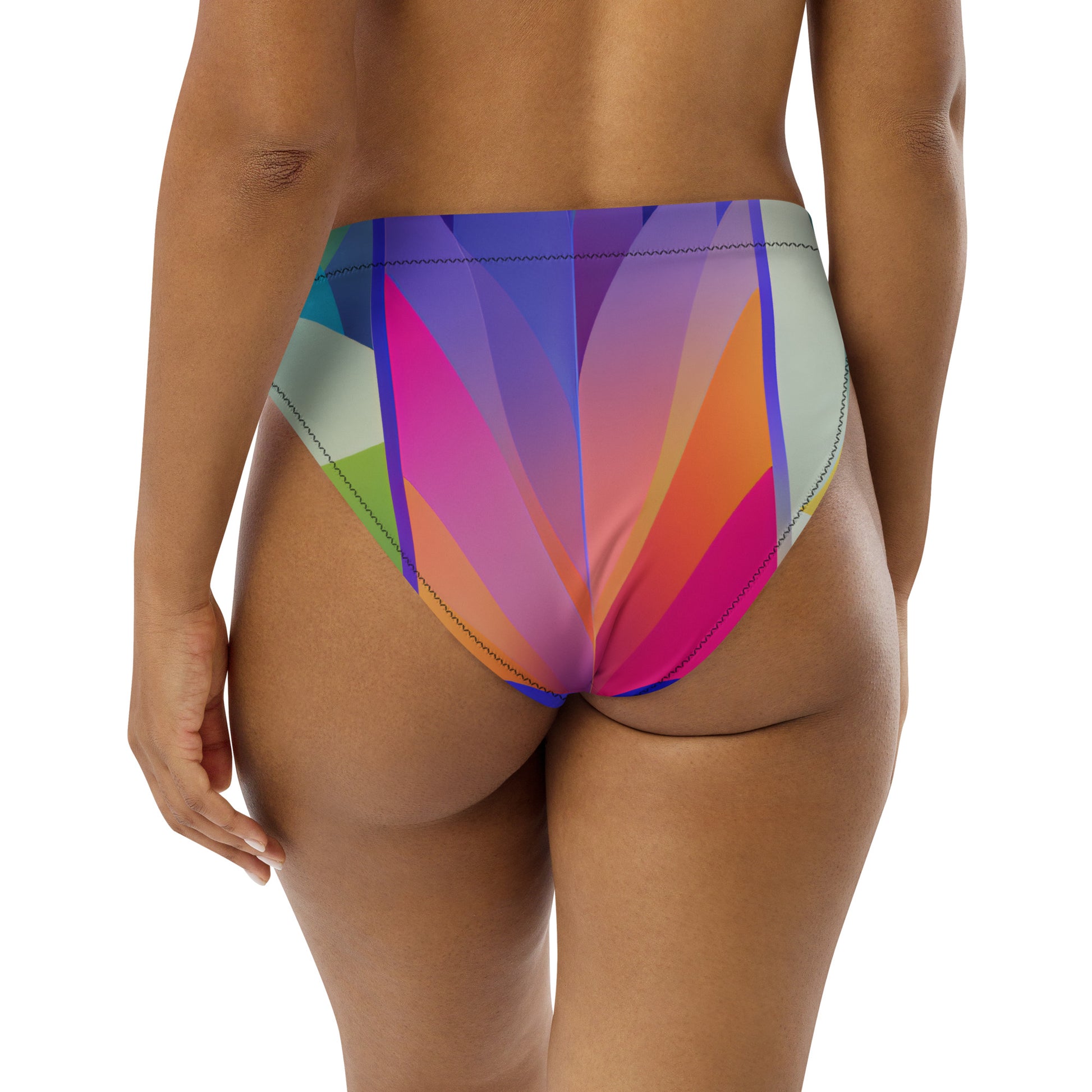 Recycled High-Waisted Bikini Bottom Perry - ErdeGora