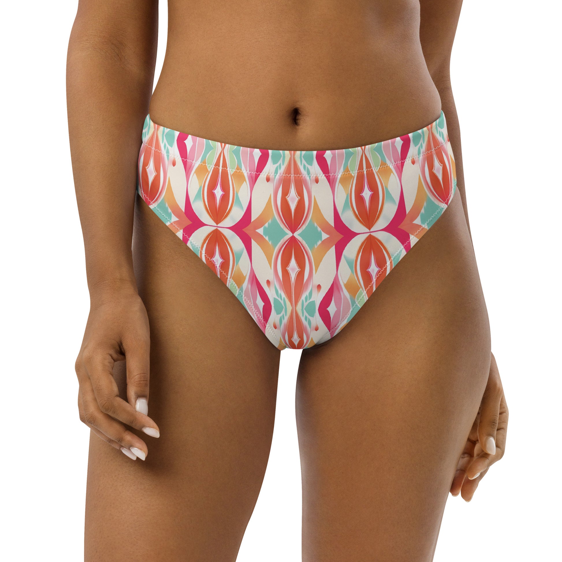 Recycled High-Waisted Bikini Bottom - ErdeGora