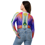 Recycled Long-sleeve Crop Top Perry - ErdeGora