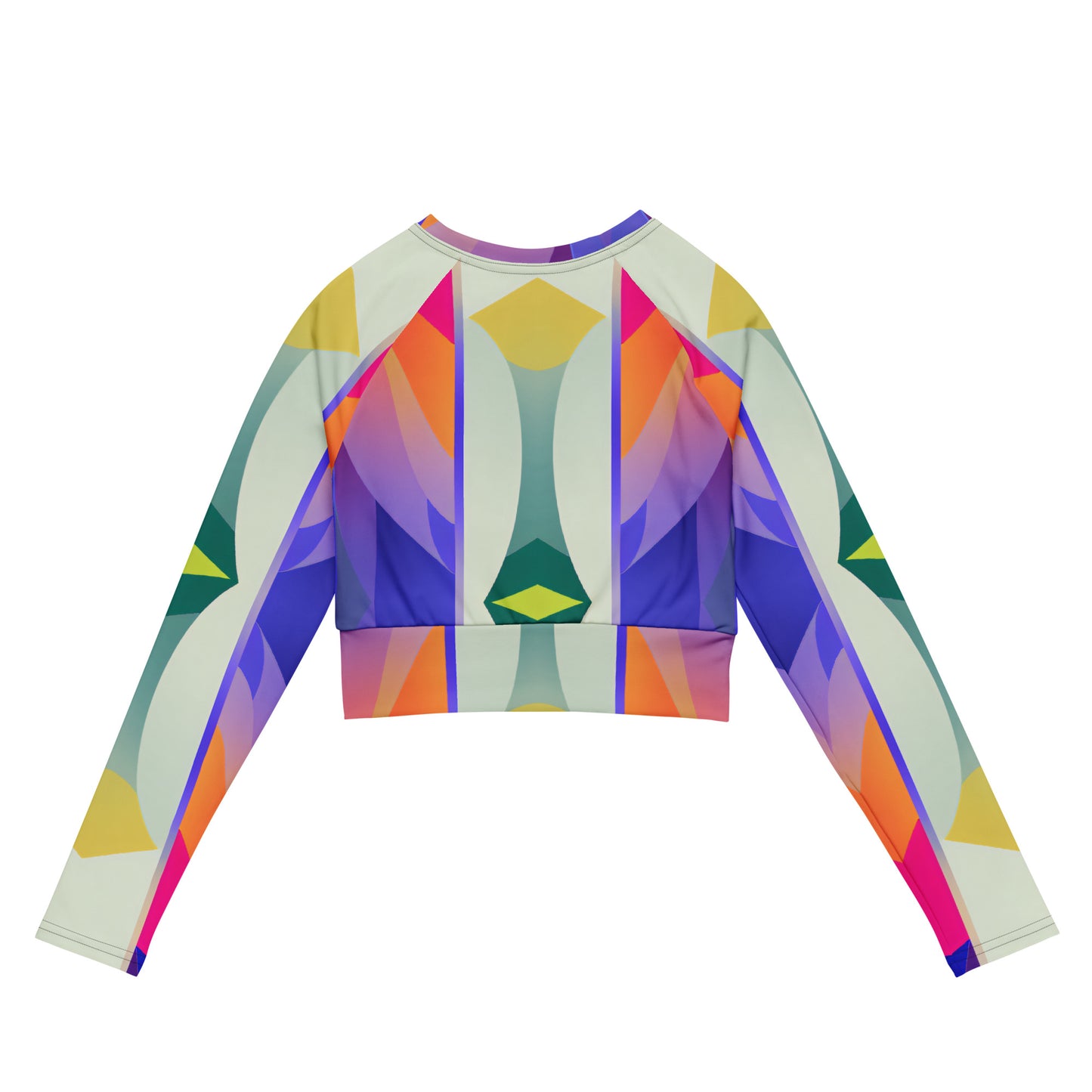 Recycled Long-sleeve Crop Top Perry - ErdeGora