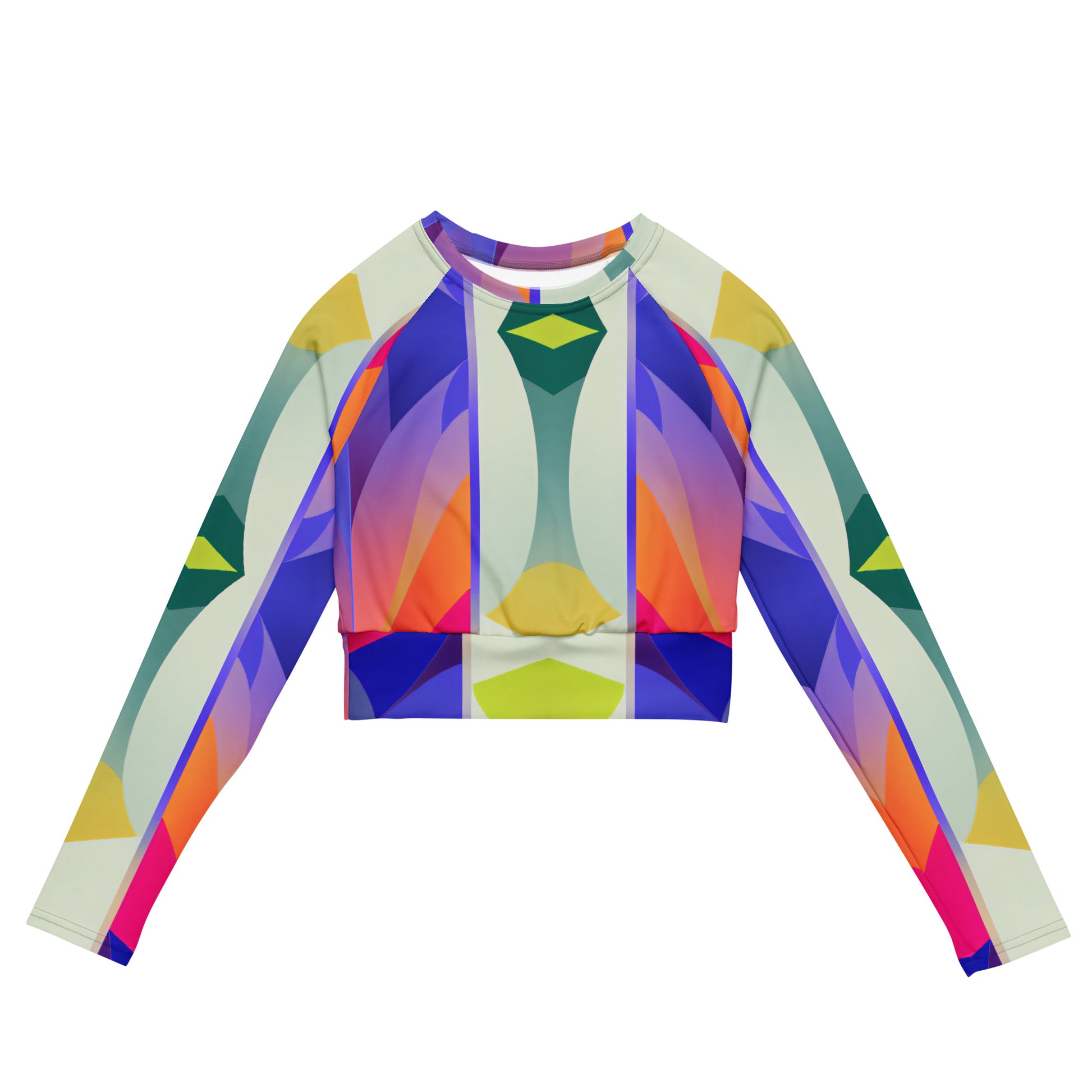 Recycled Long-sleeve Crop Top Perry - ErdeGora