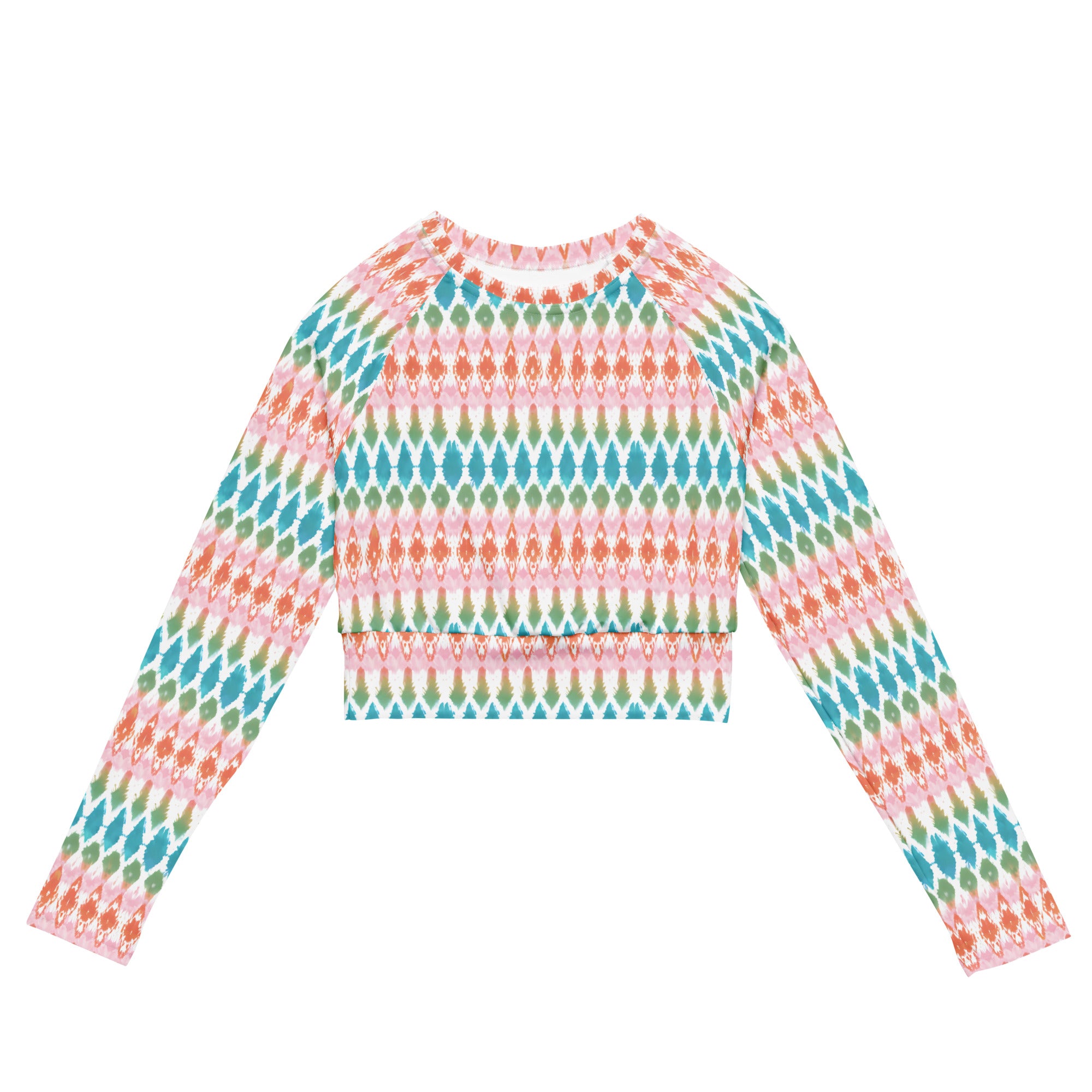 Recycled Long-sleeve Crop Top Tempress - ErdeGora