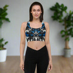 Longline Sports Bra - Spectral Surge