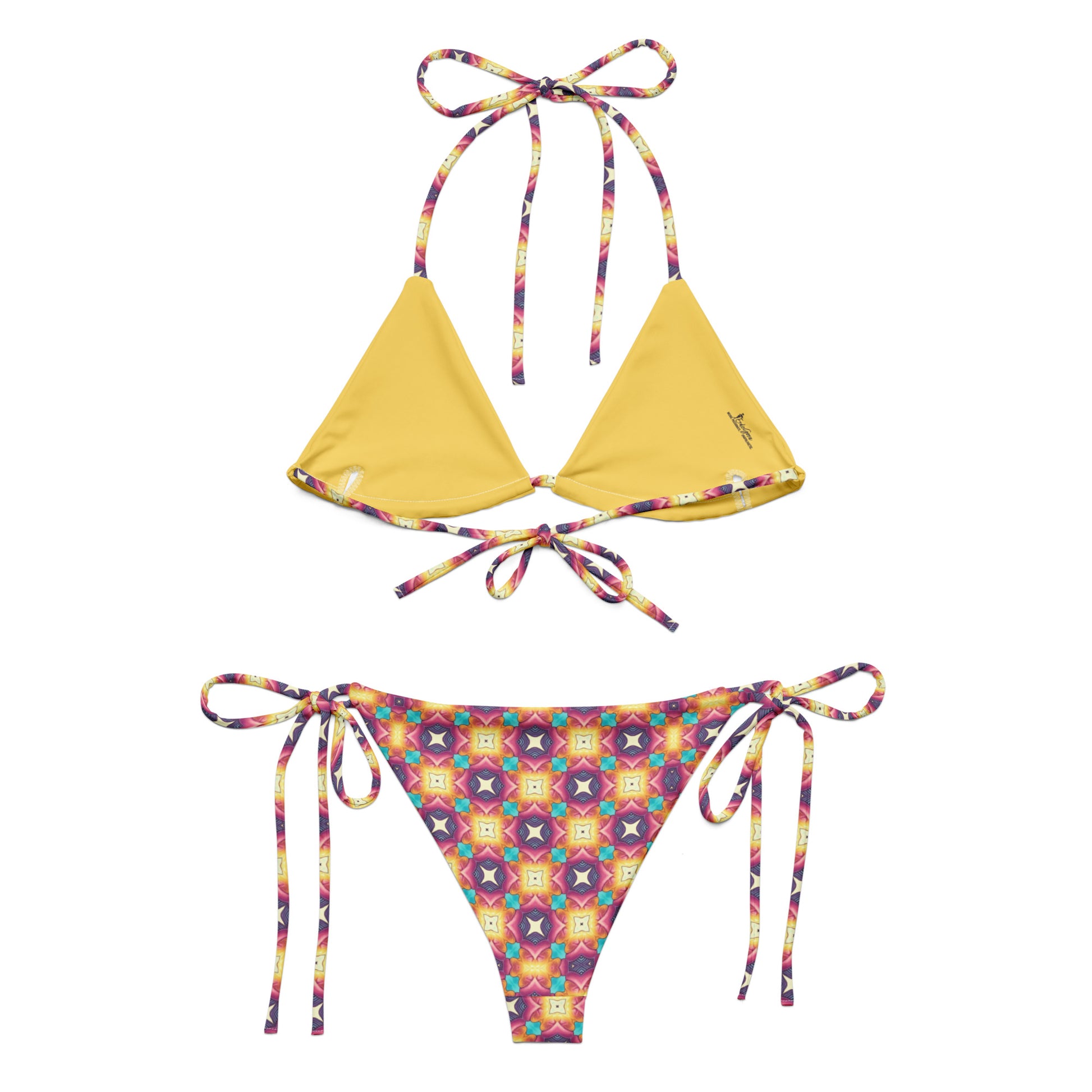 Recycled String Bikini Pop Candy - ErdeGora