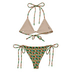 Recycled String Bikini Savanna Patchwork - ErdeGora