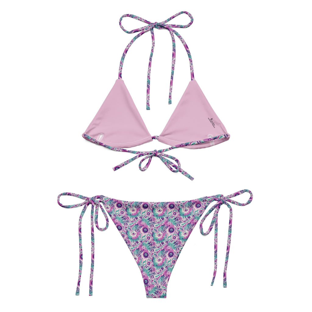 Recycled String Bikini Lavender Breeze - ErdeGora