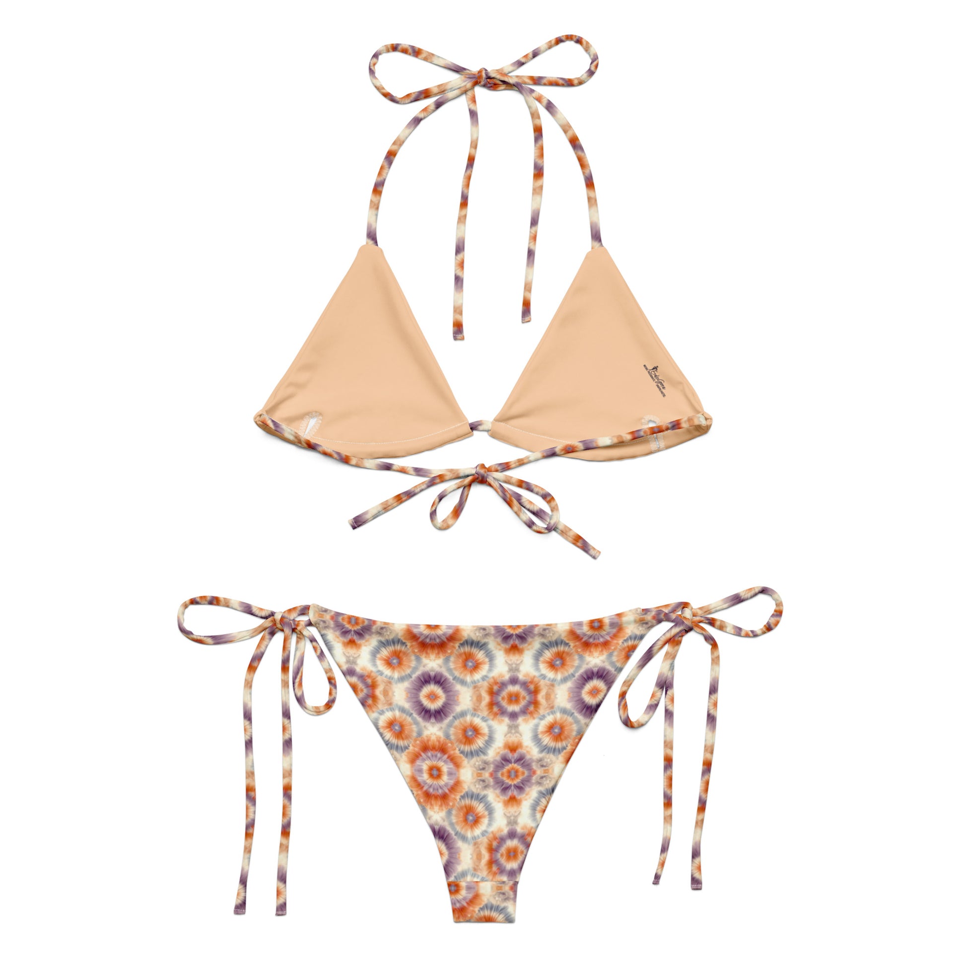 Recycled String Bikini Sunset Dream - ErdeGora