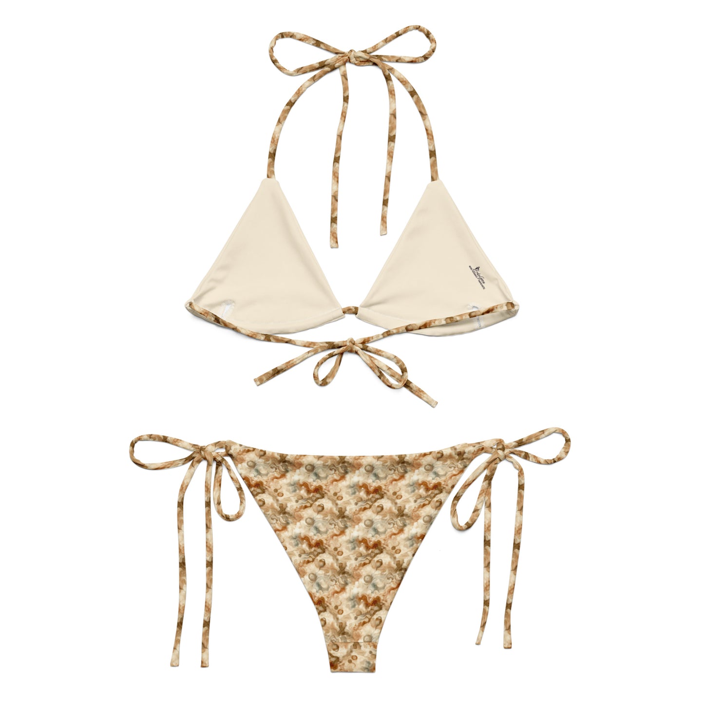 Recycled String Bikini Desert Mirage - ErdeGora