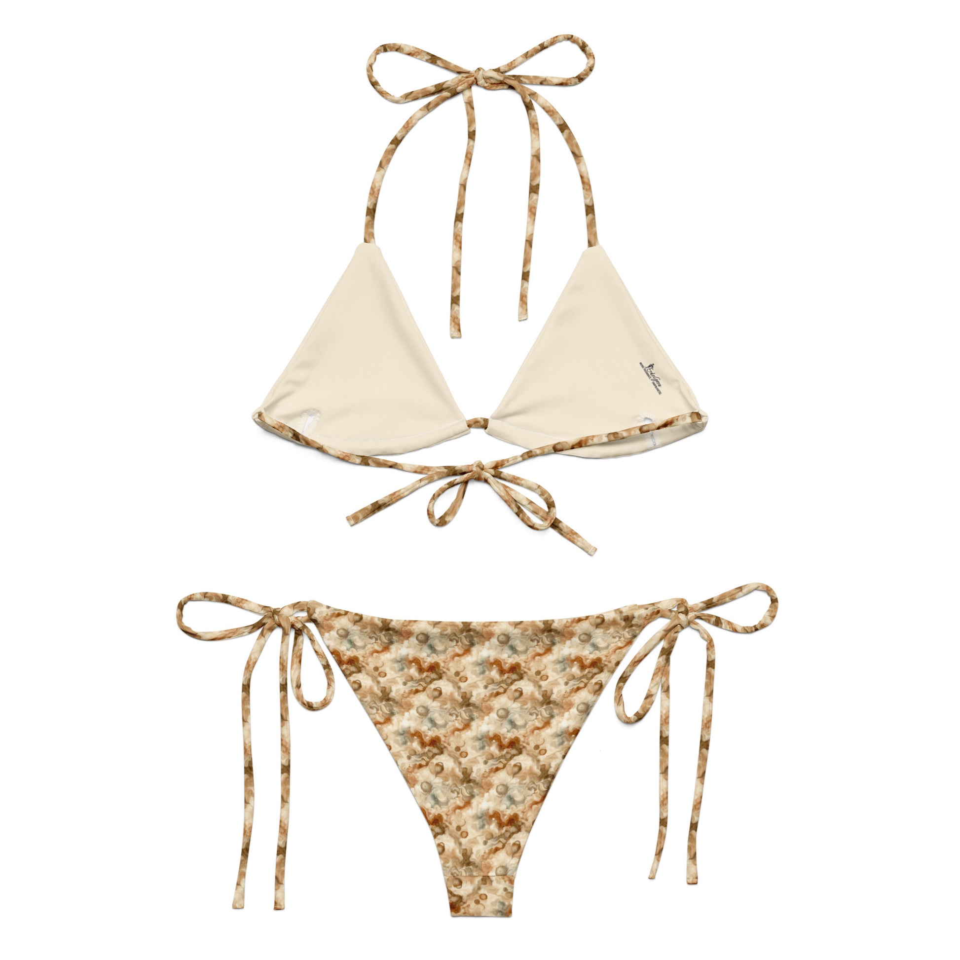 Recycled String Bikini Desert Mirage - ErdeGora