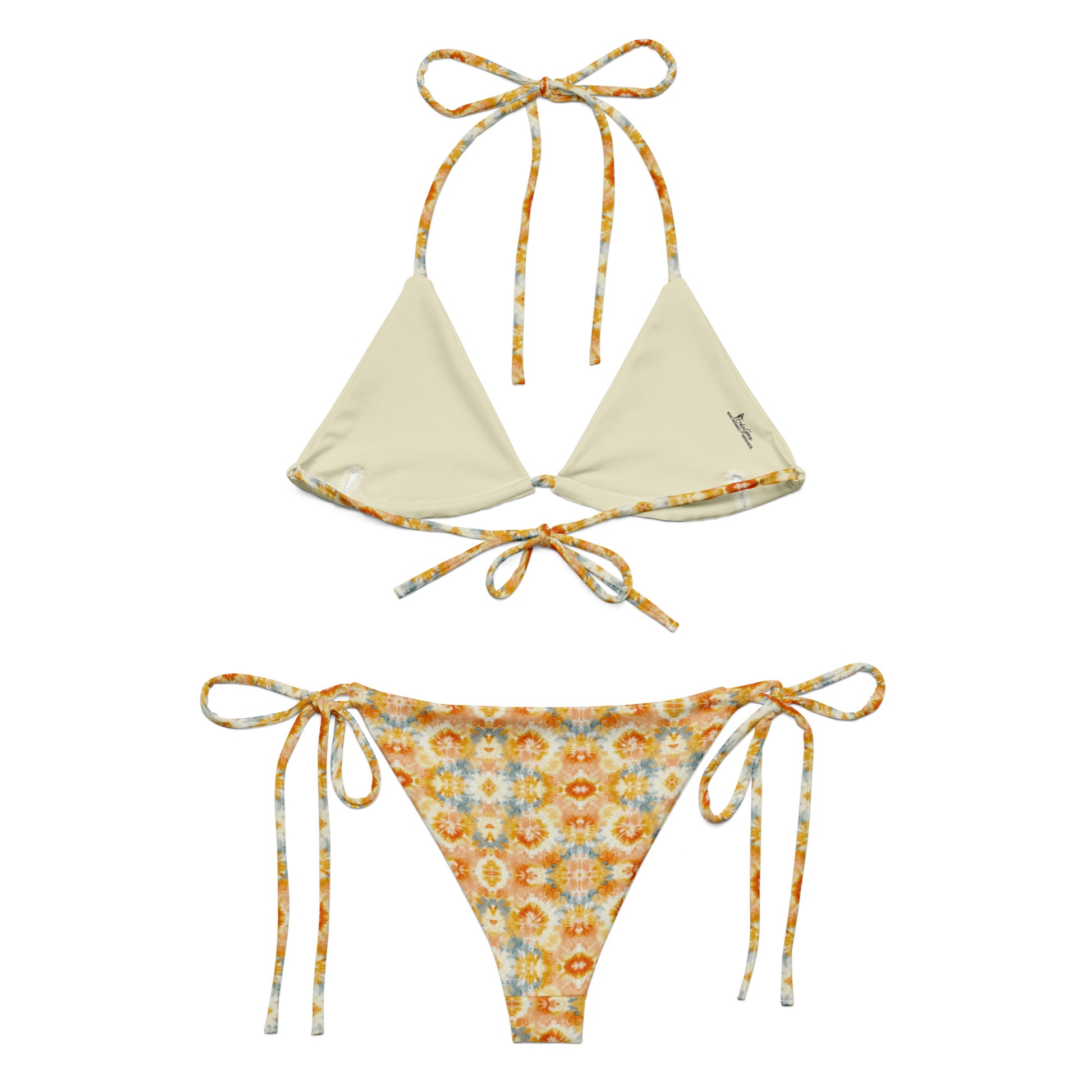 Recycled String Bikini Amber Waves - ErdeGora