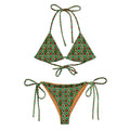 Recycled String Bikini Jungle Grid - ErdeGora