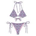 Recycled String Bikini Lavender Breeze - ErdeGora