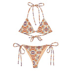 Recycled String Bikini Sunset Dream - ErdeGora