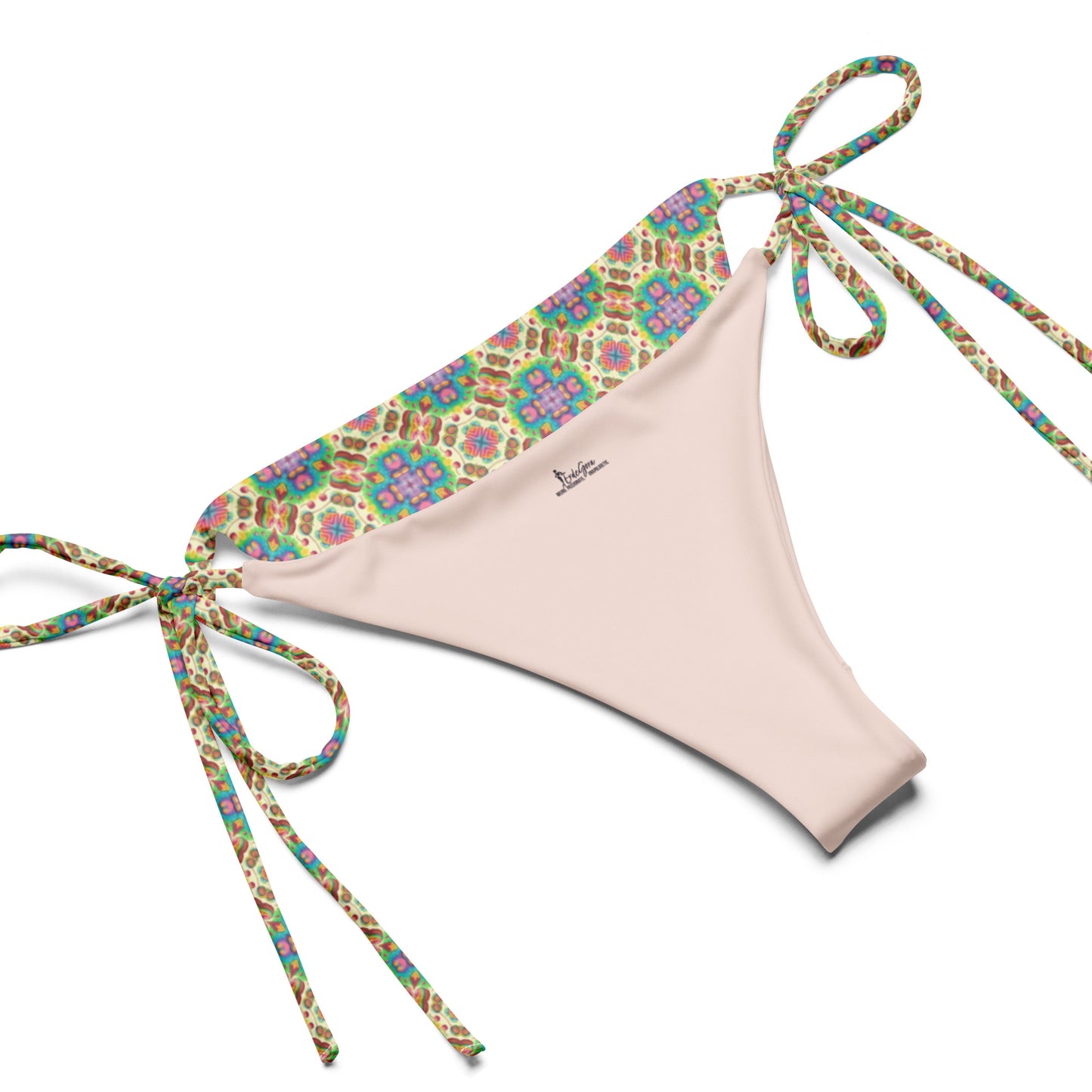 Recycled String Bikini Bohemian Tile - ErdeGora