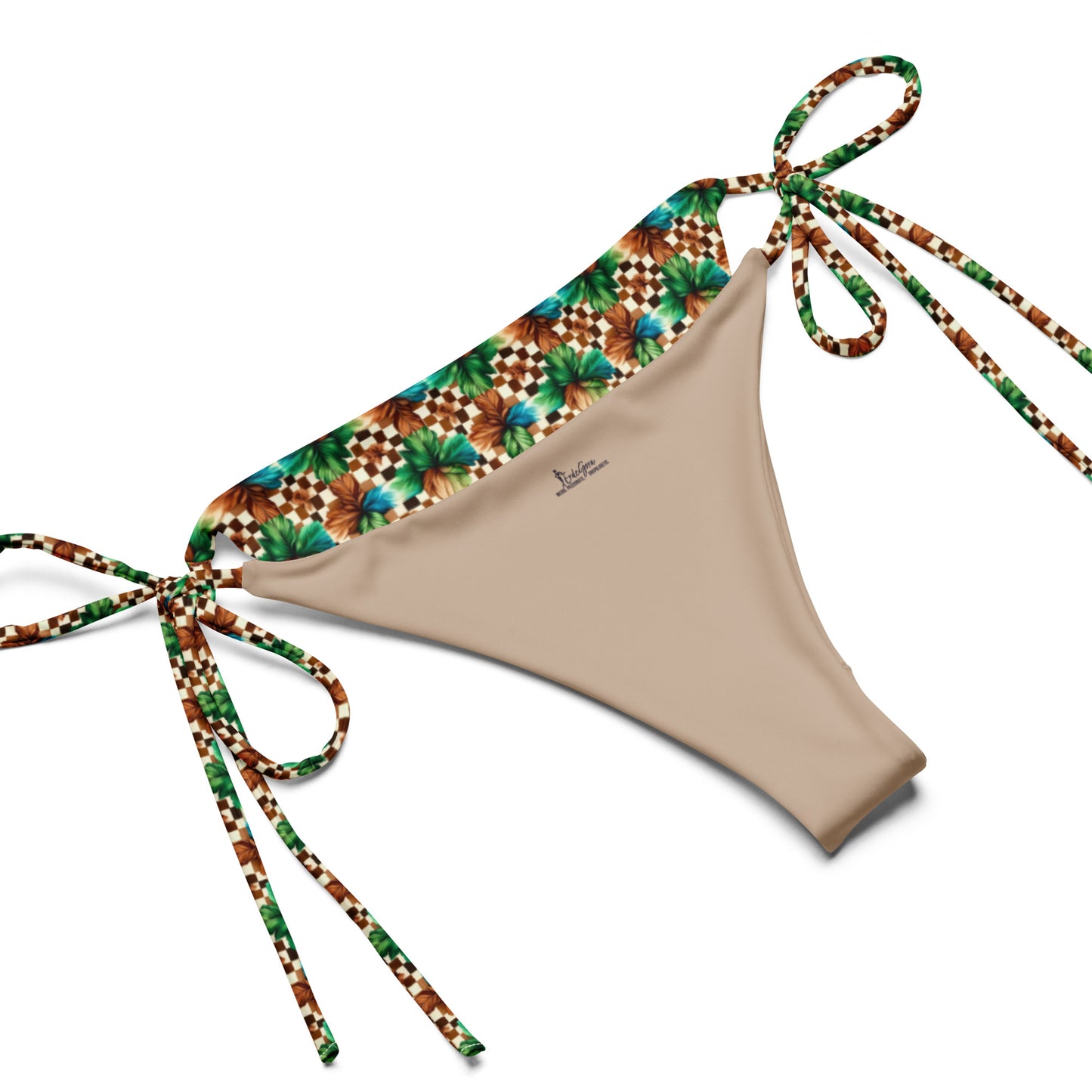 Recycled String Bikini Savanna Patchwork - ErdeGora