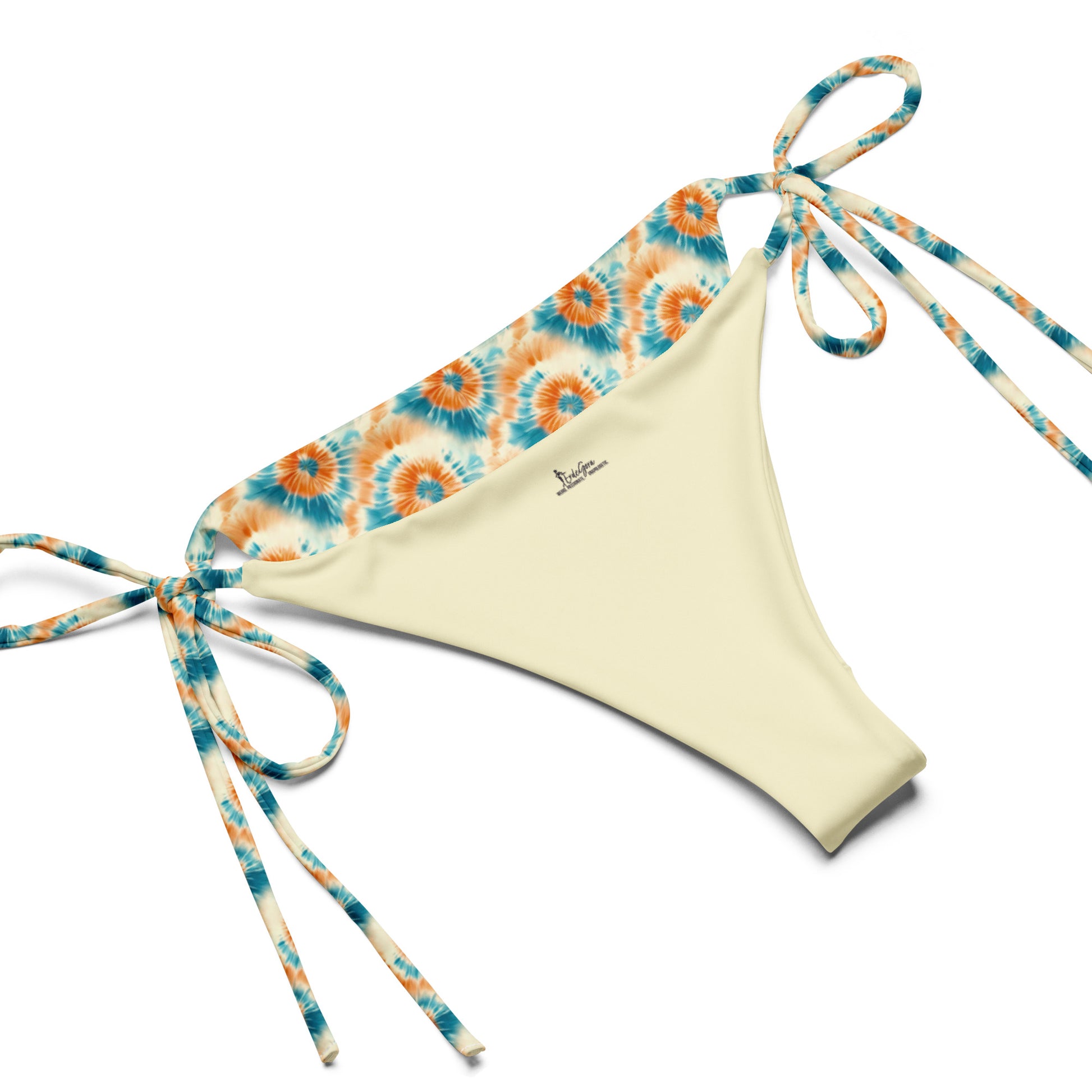 Recycled String Bikini Sunset Swirl - ErdeGora