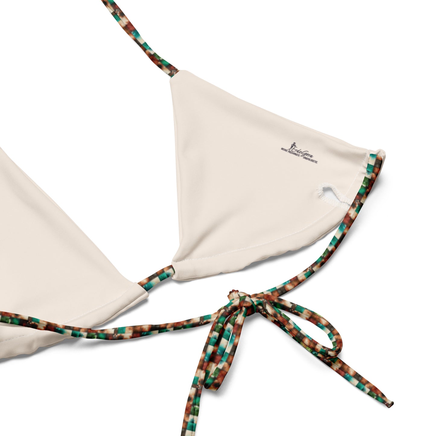 Recycled String Bikini Pixel Grove - ErdeGora