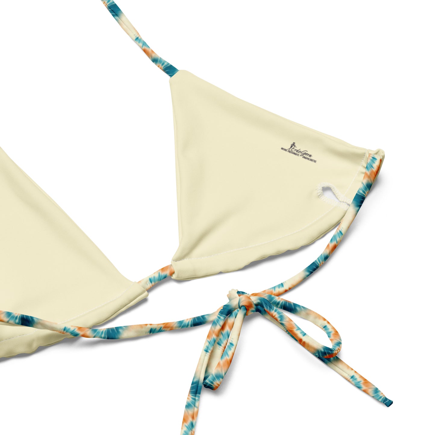 Recycled String Bikini Sunset Swirl - ErdeGora