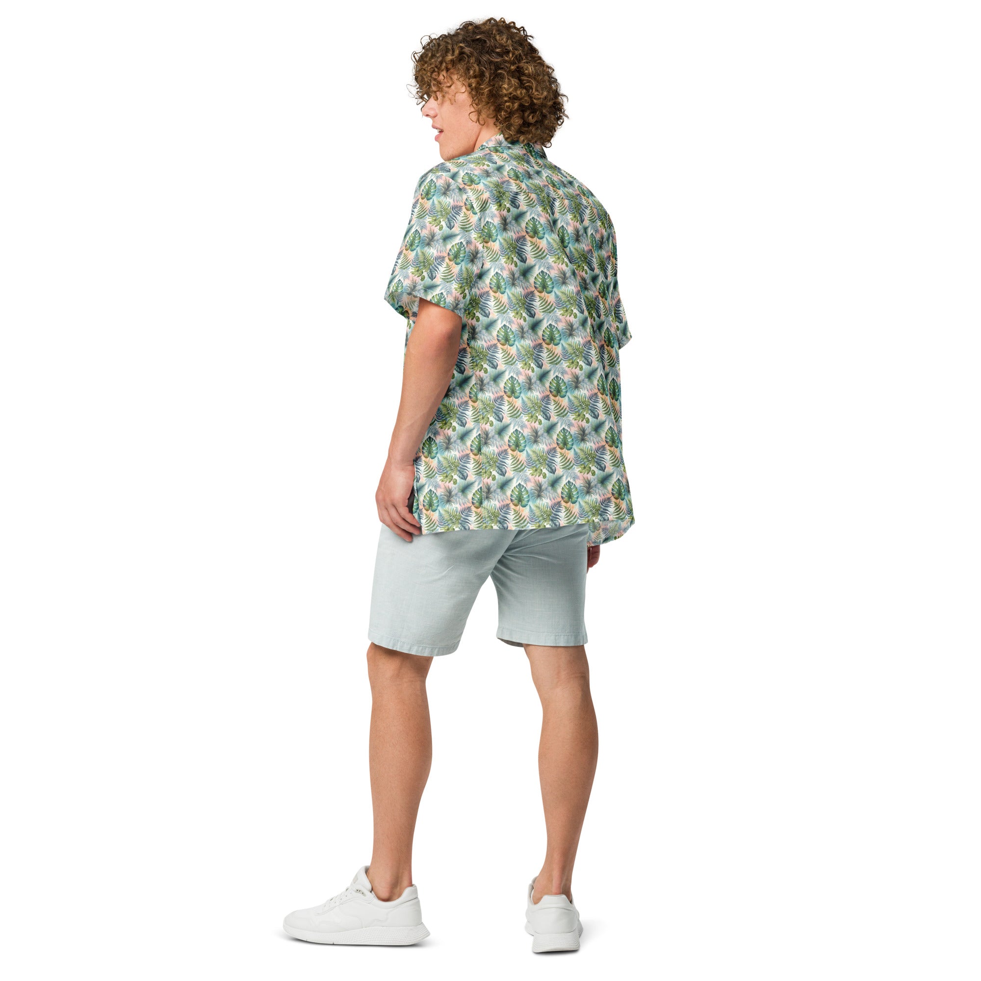 Unisex Button Shirt Jungle Fever - ErdeGora