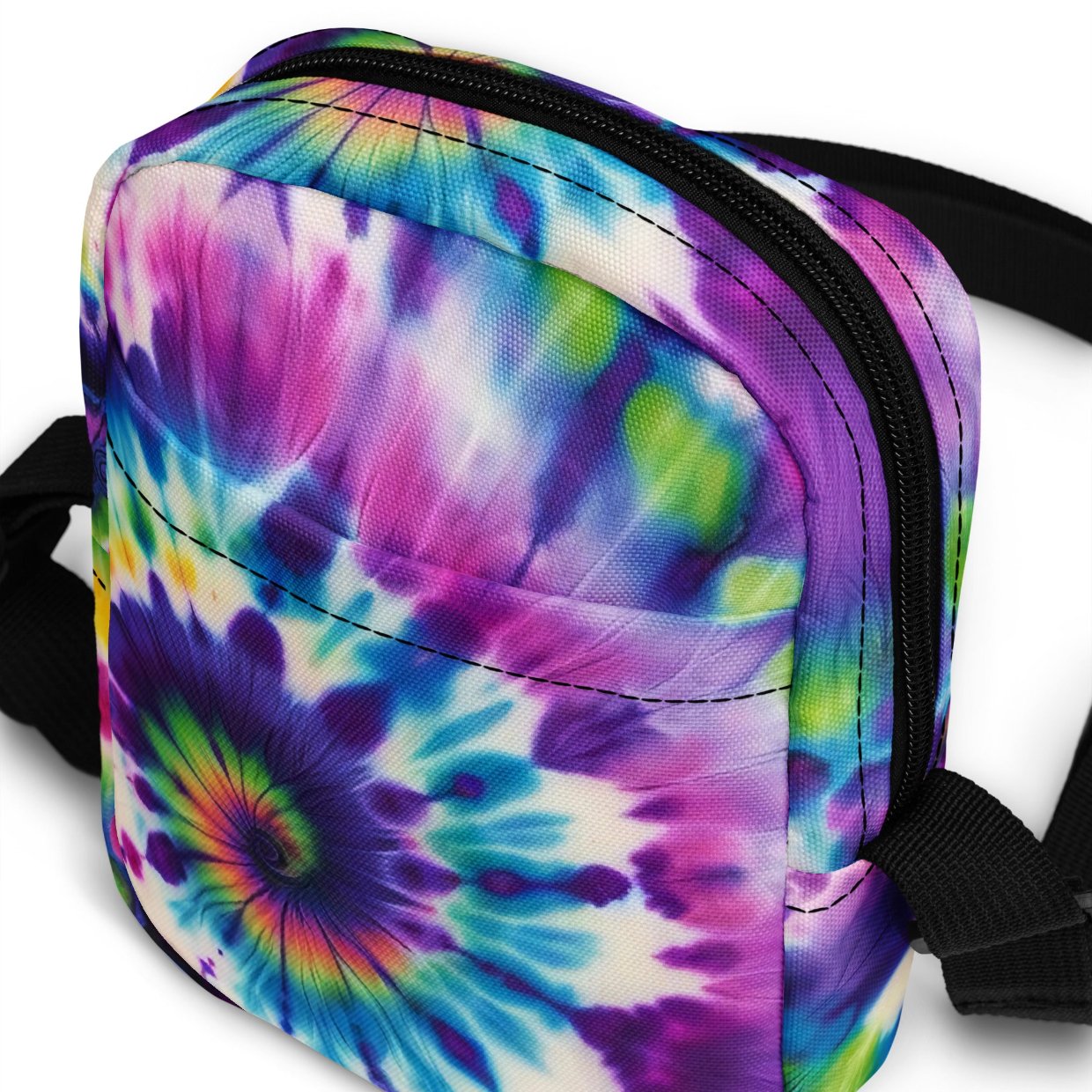 Utility Crossbody Bag Tie-Dye Adventure - ErdeGora