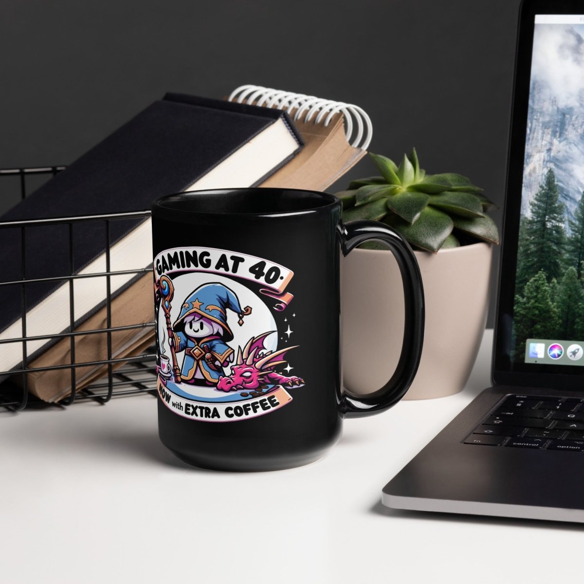 Black Glossy Mug Gaming at 40, Now With Extra Coffee - ErdeGora