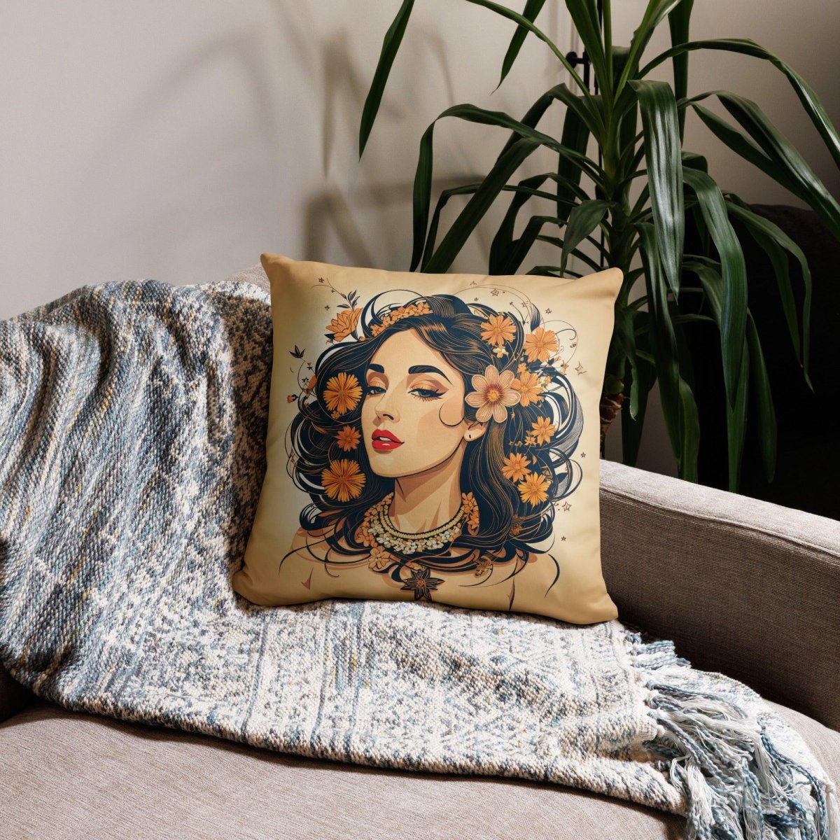 Callie Throw Pillow Cover and Insert - ErdeGora